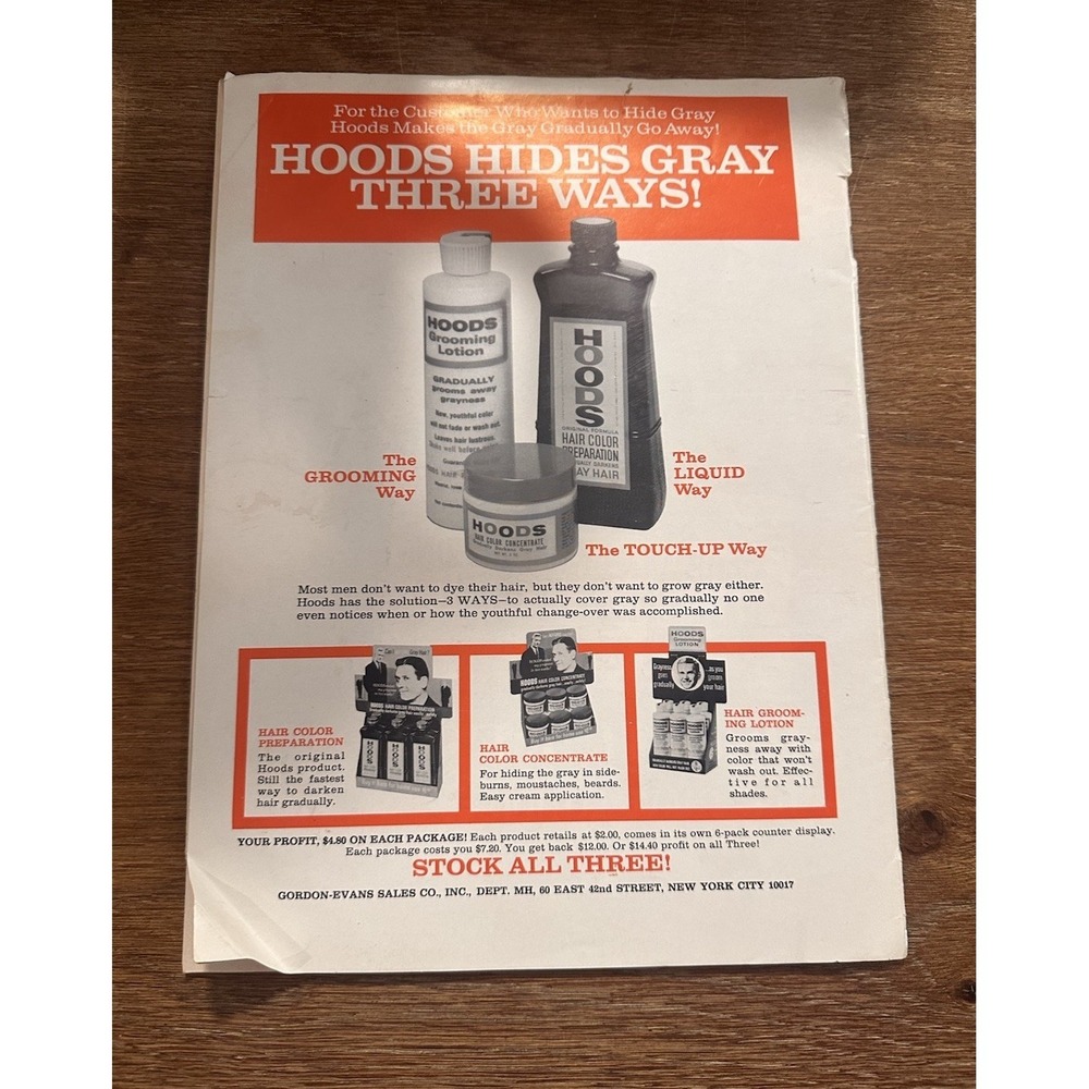Vtg Mens Hairstylist Barber Ads Journal Magazine February 1971 Issue - Picture 6 of 6